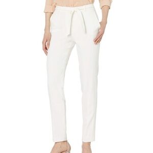 NWT Vince Camuto White Loose Fit Tapered Leg Pants